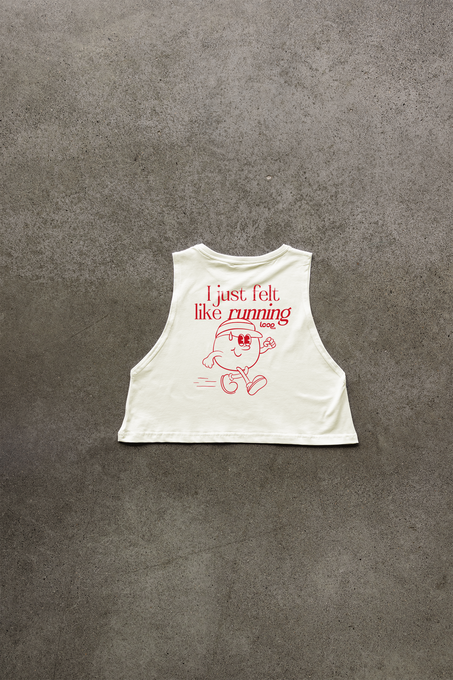 RUN LIKE A GIRL Crop Top