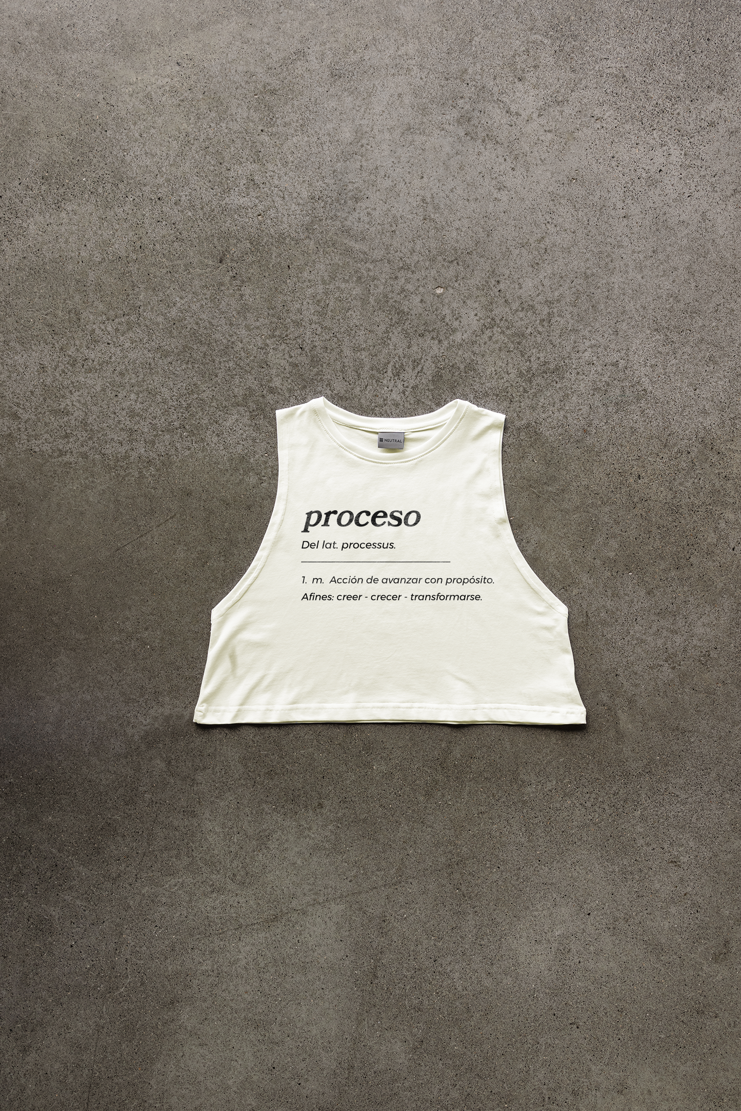 RUN LIKE A GIRL Crop Top