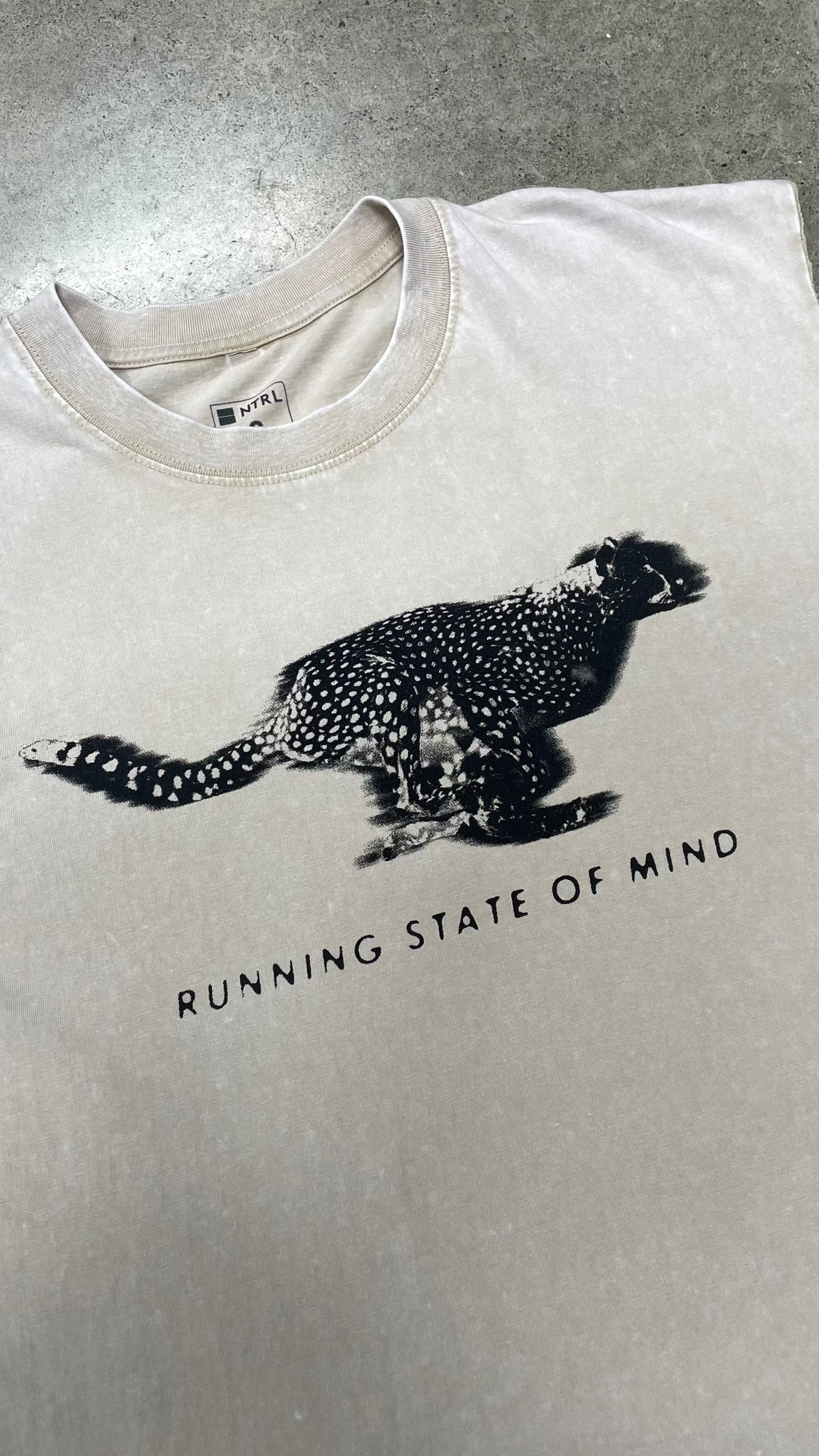 Running State of mind Women's Washed Tank Crop top