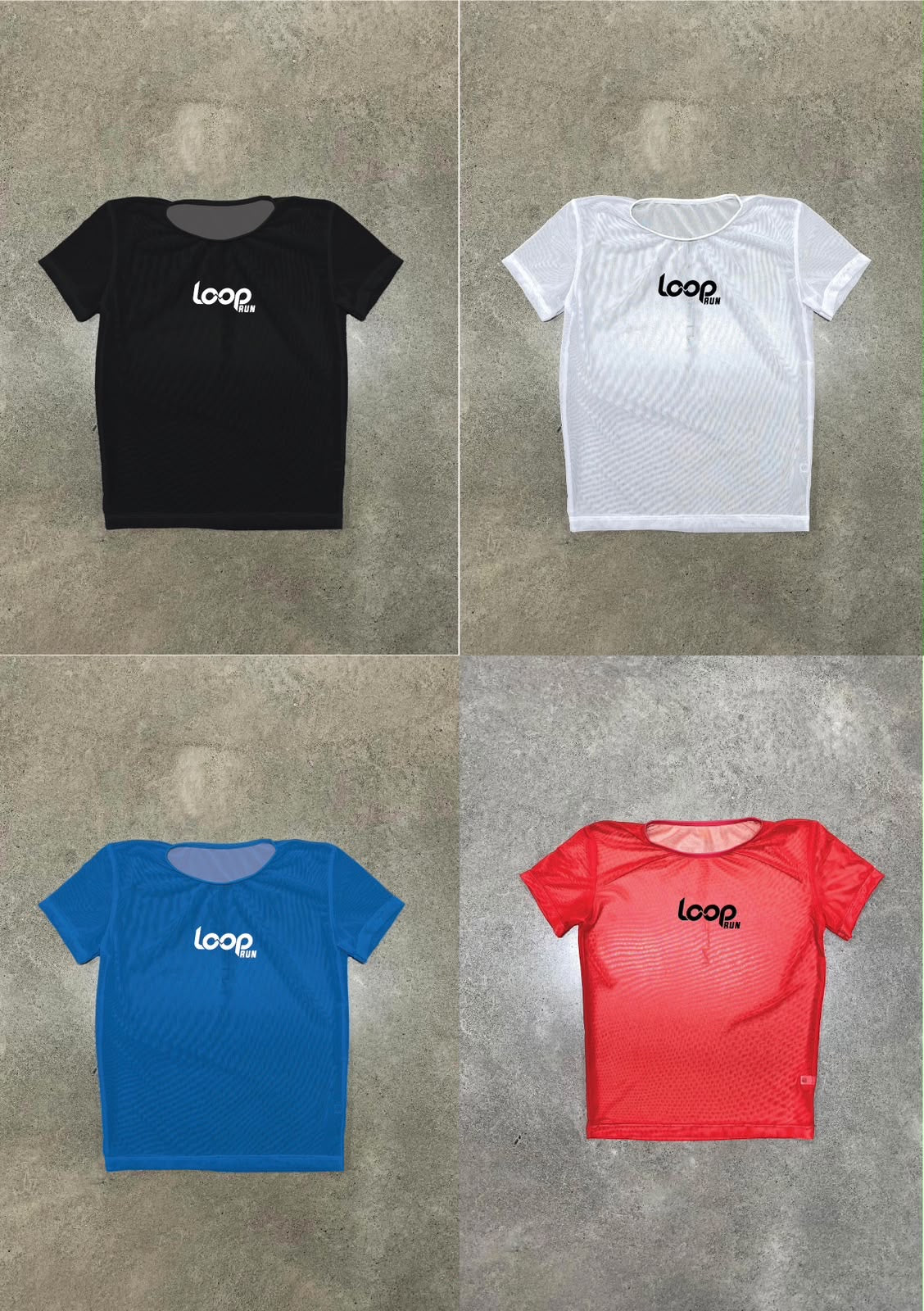 Blusa Mesh Manga corta Loop