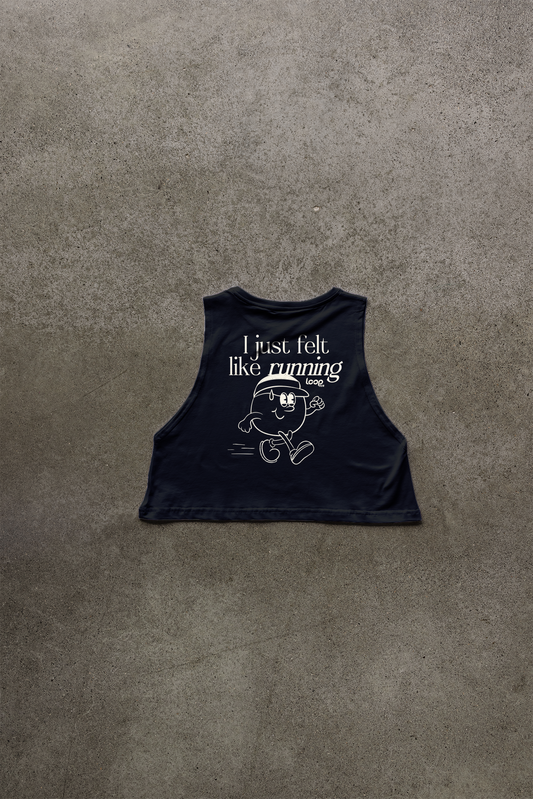 RUN LIKE A GIRL Crop Top