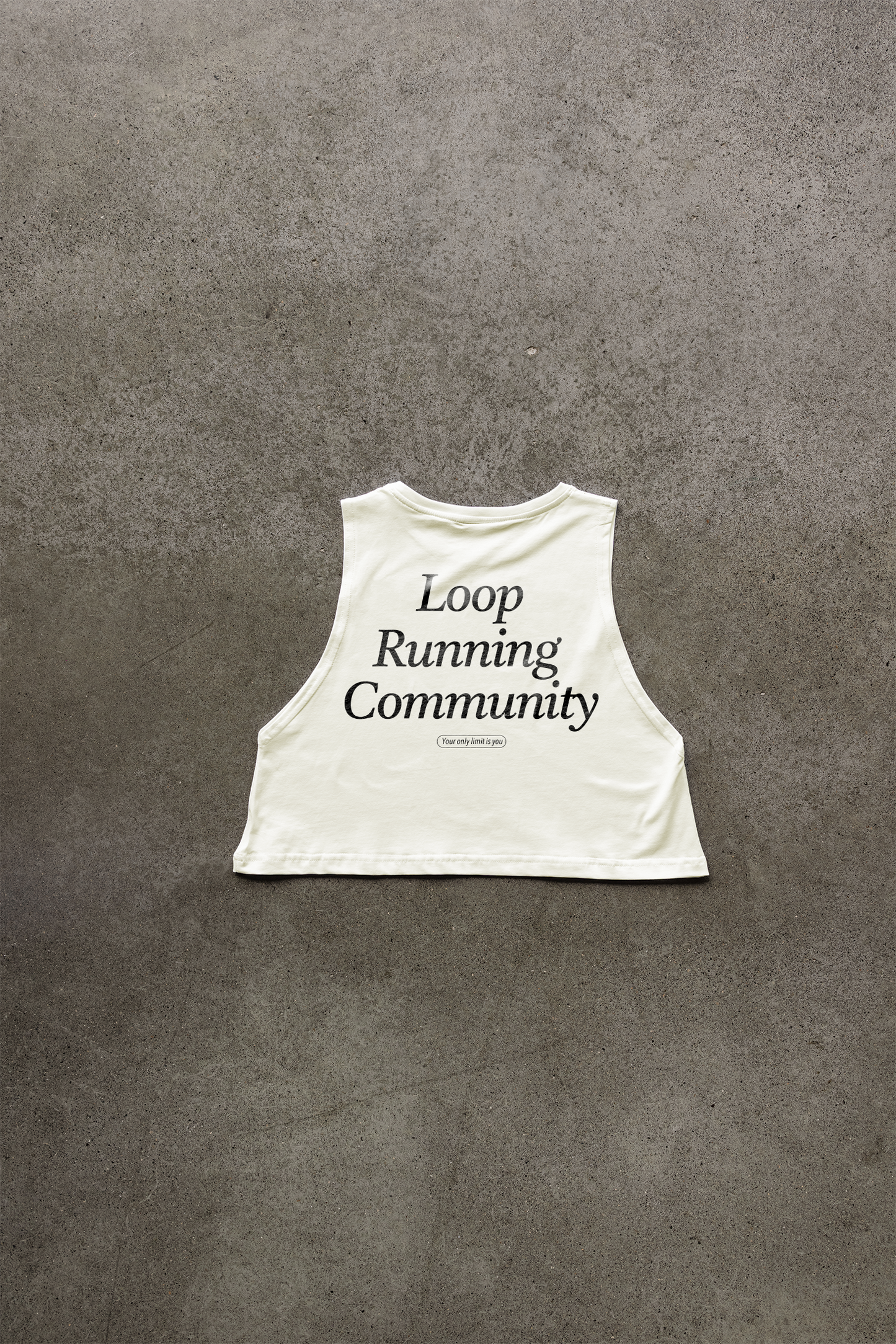 RUN LIKE A GIRL Crop Top