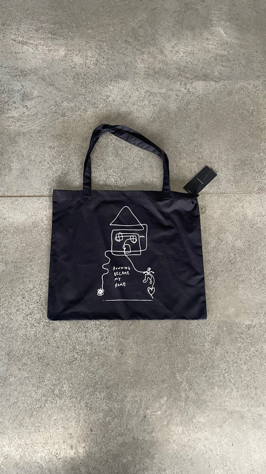 Totebag Running Become my Home