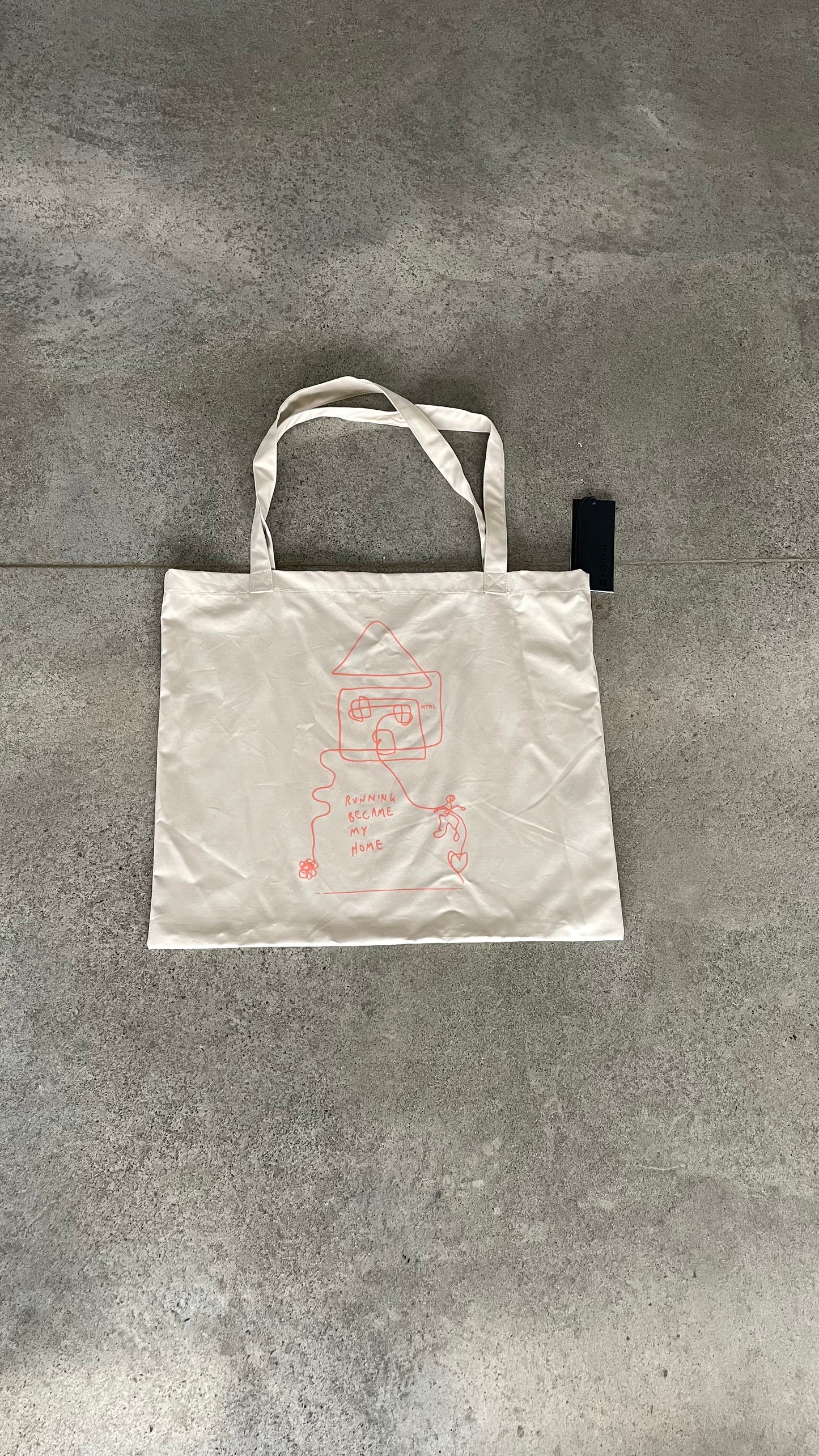 Totebag Running Become my Home
