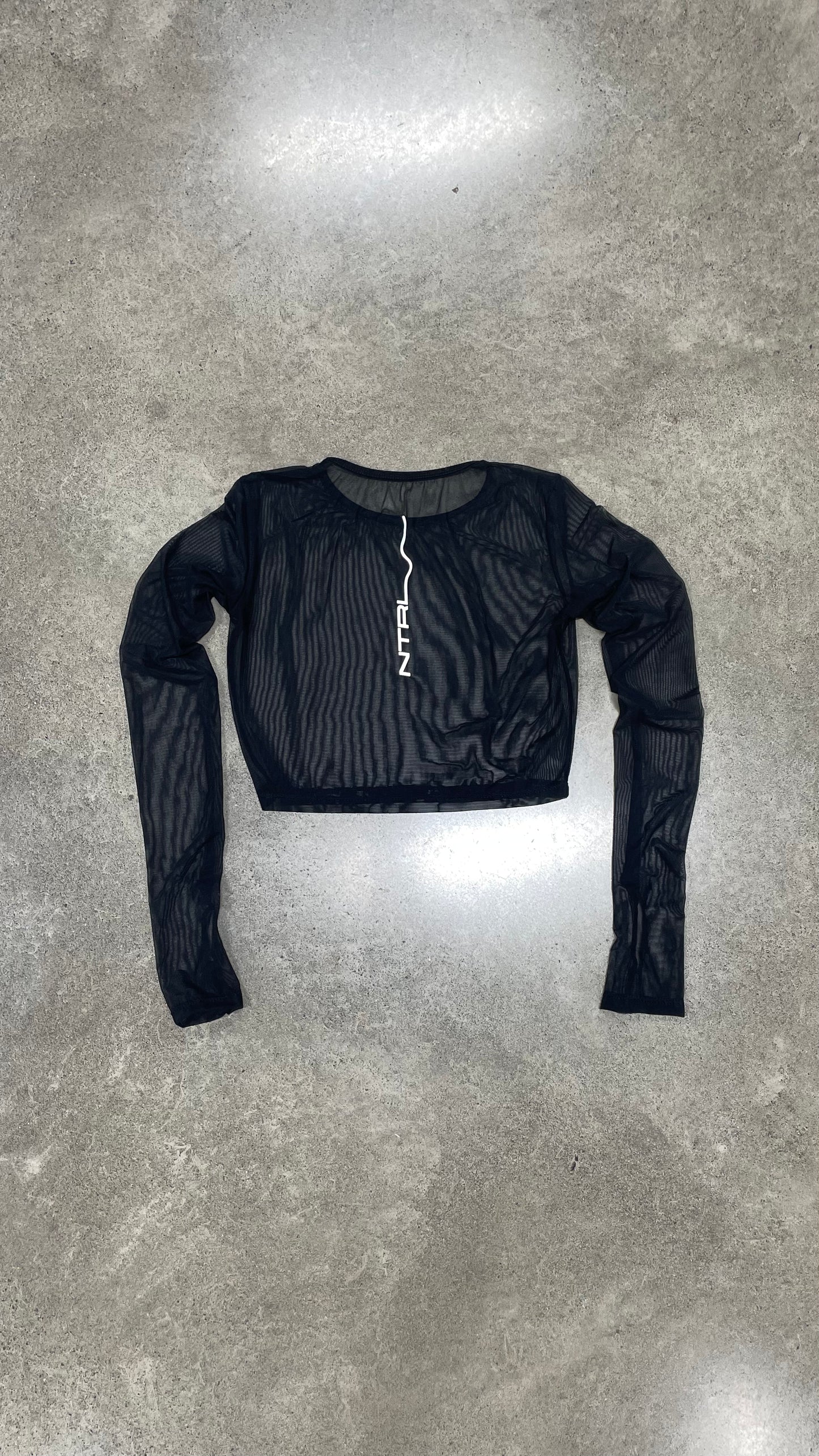 Mesh Long Sleeve Top