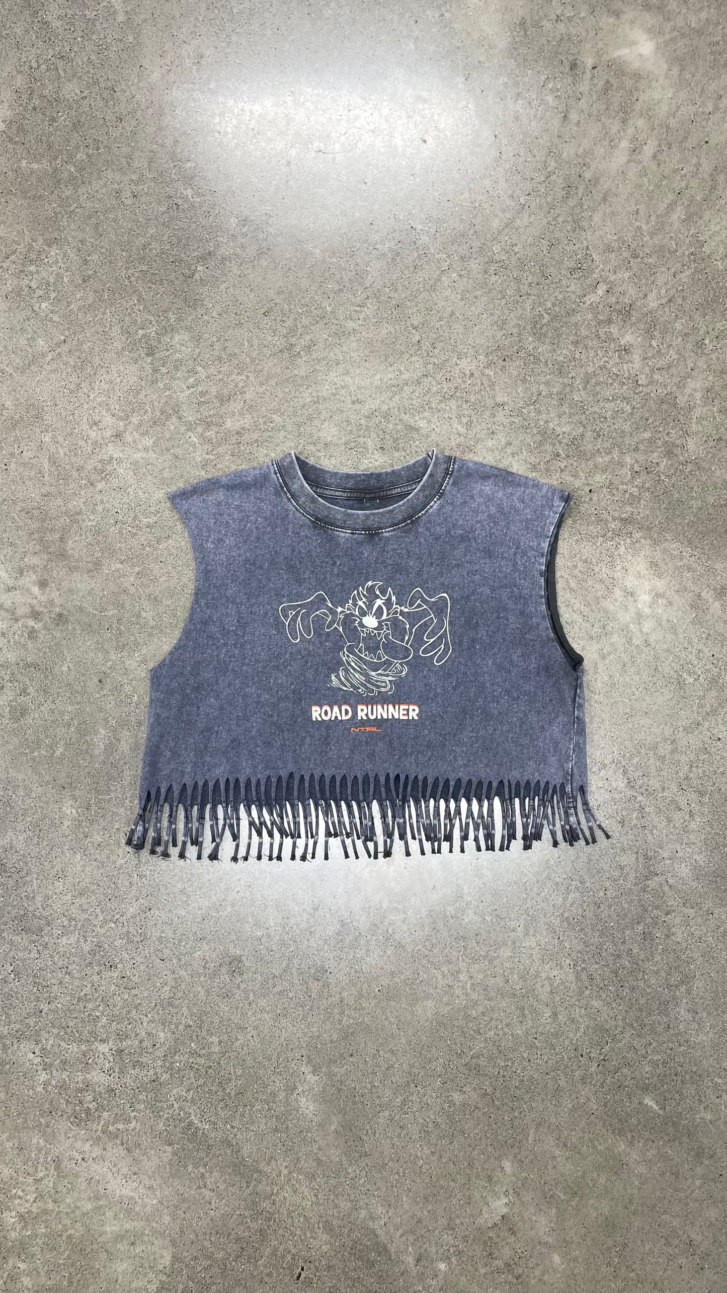 Road Runner Women's Washed Tank Crop top
