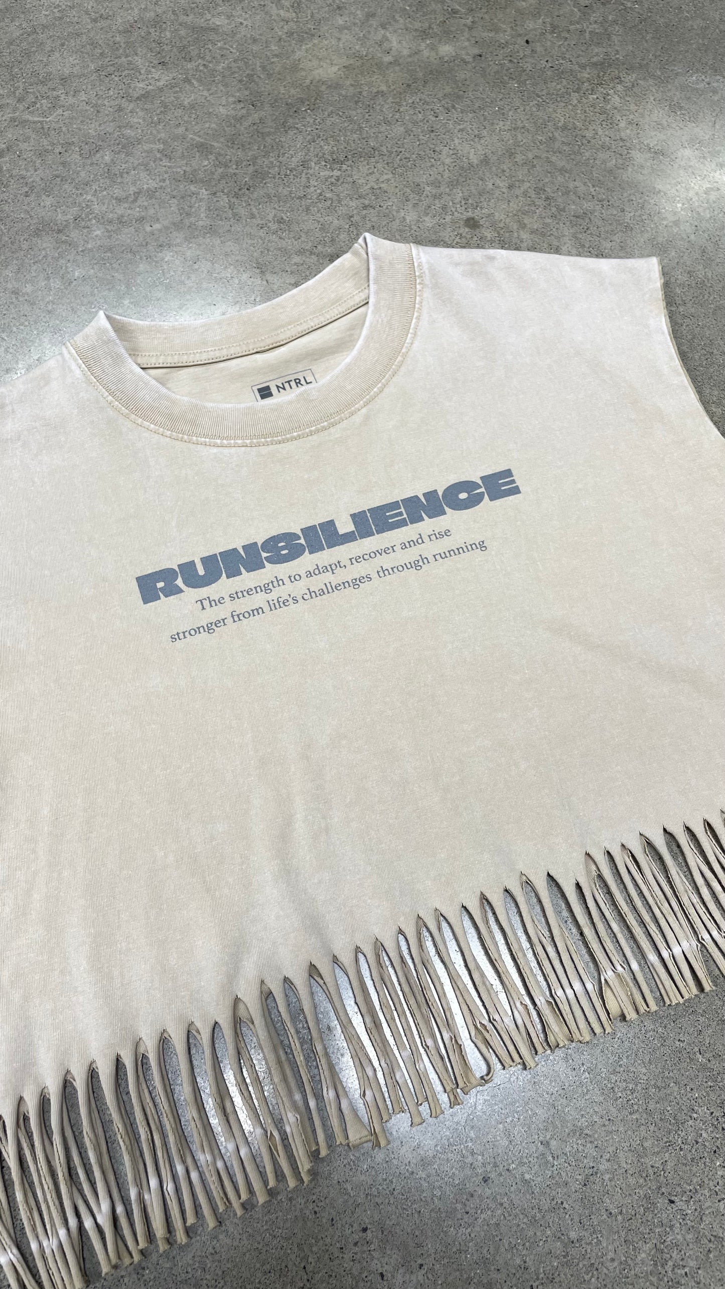 Runsilience Women's Washed Tank Crop top