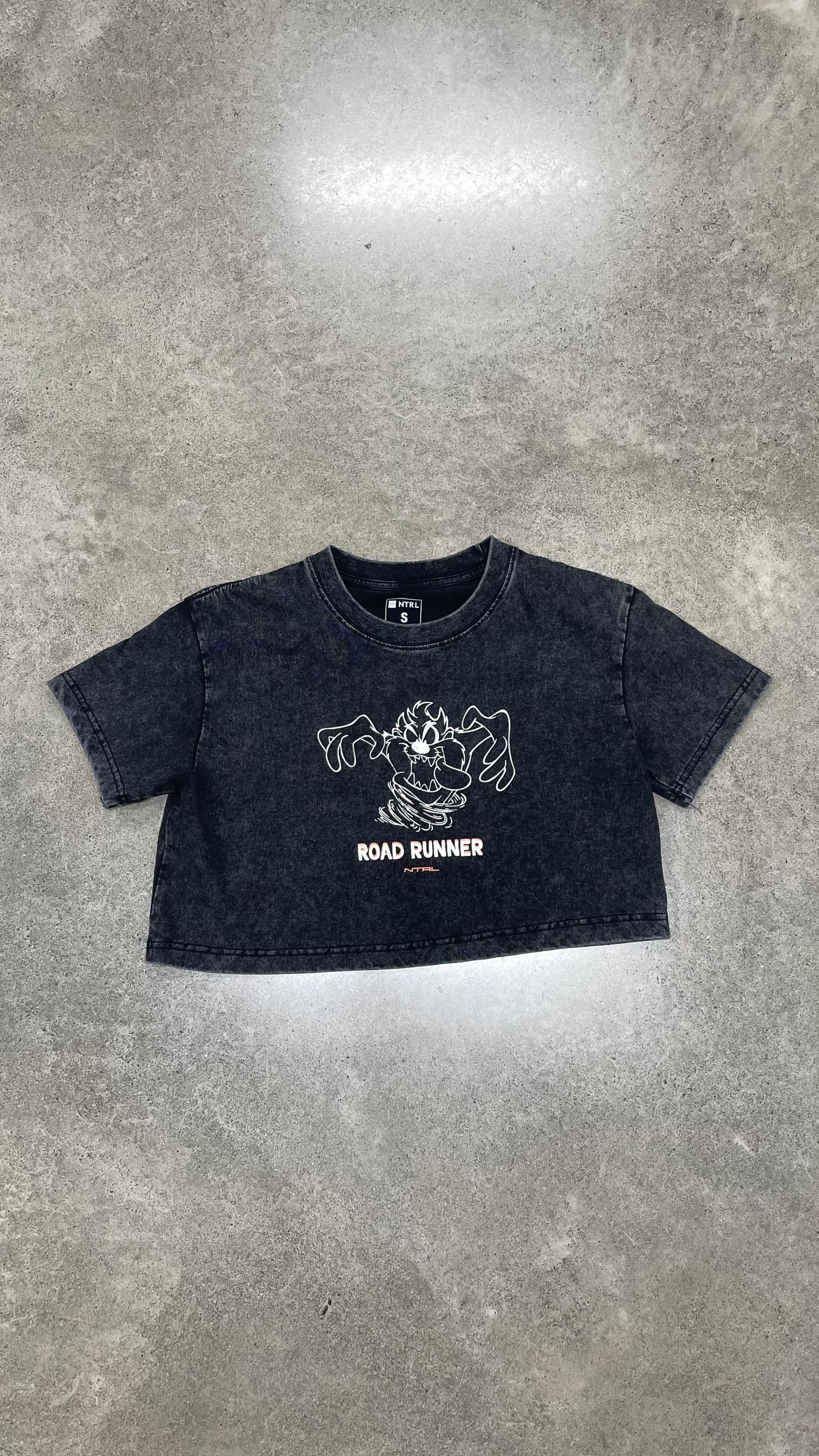 Road Runner Women's Washed Crop top