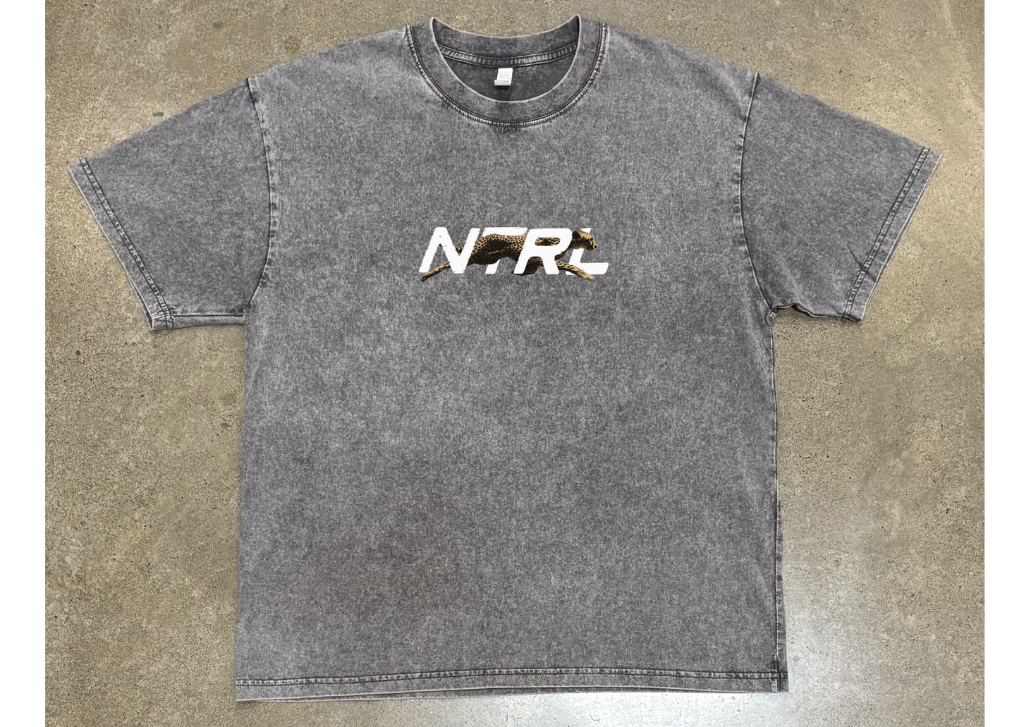 NTRL Cheetah Men's Washed Tee