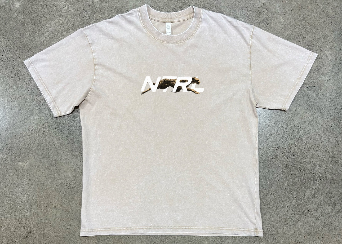 NTRL Cheetah Men's Washed Tee
