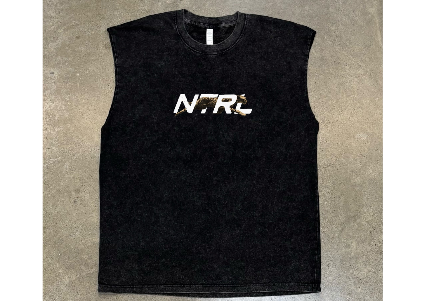 NTRL Cheetah Men's Washed Tank
