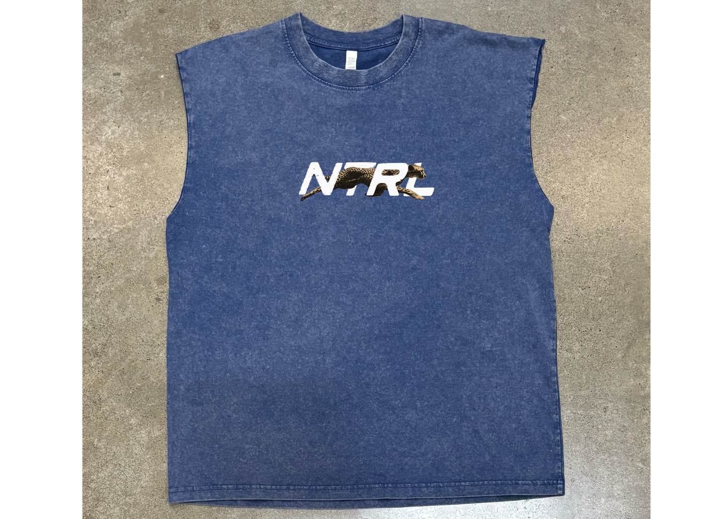 NTRL Cheetah Men's Washed Tank