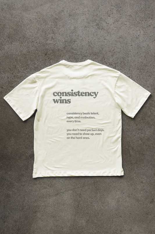Camiseta Consistency Wins